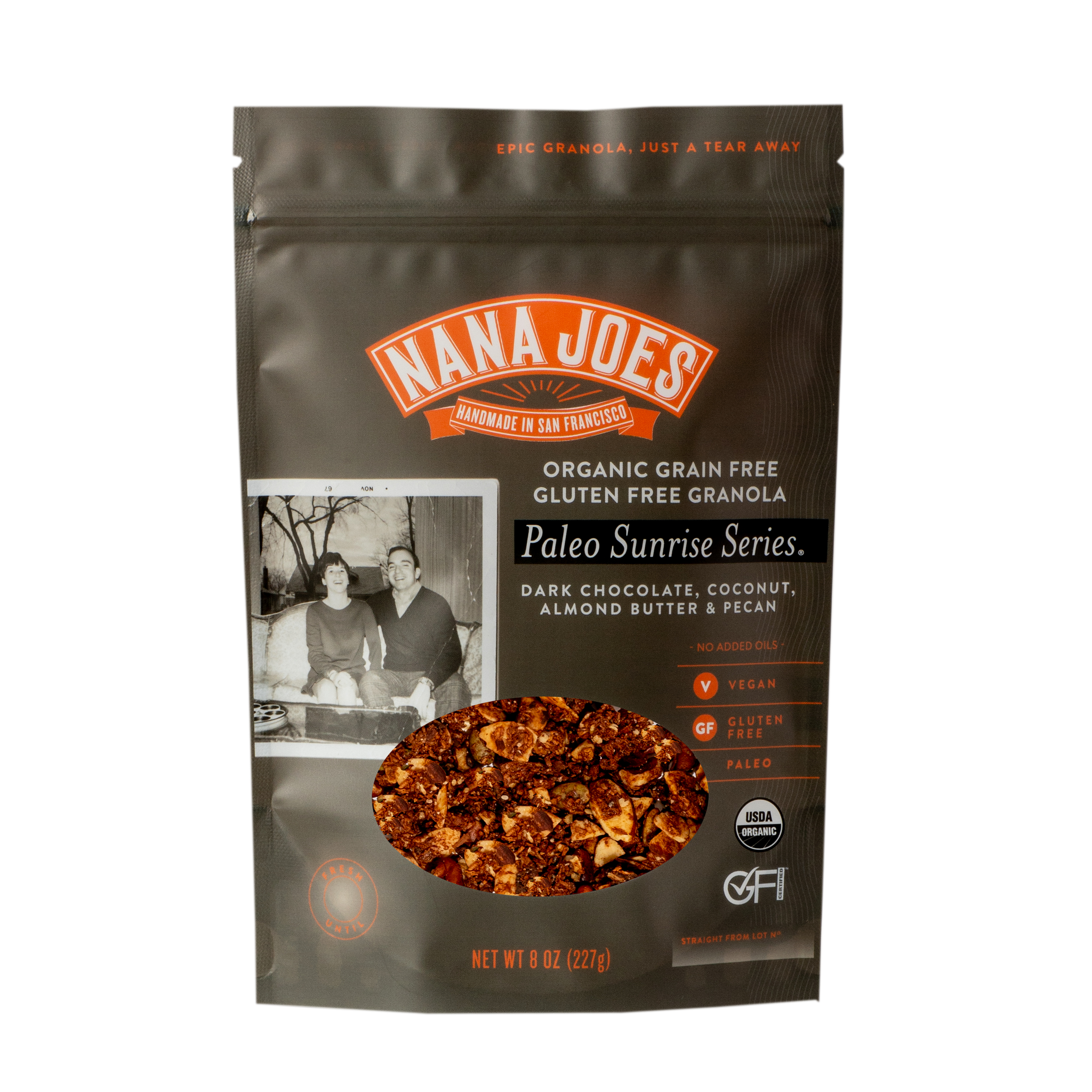 Nana Joes - 'Paleo Sunrise Series' Organic Granola Blend w/ Hu Chocolate (8OZ)