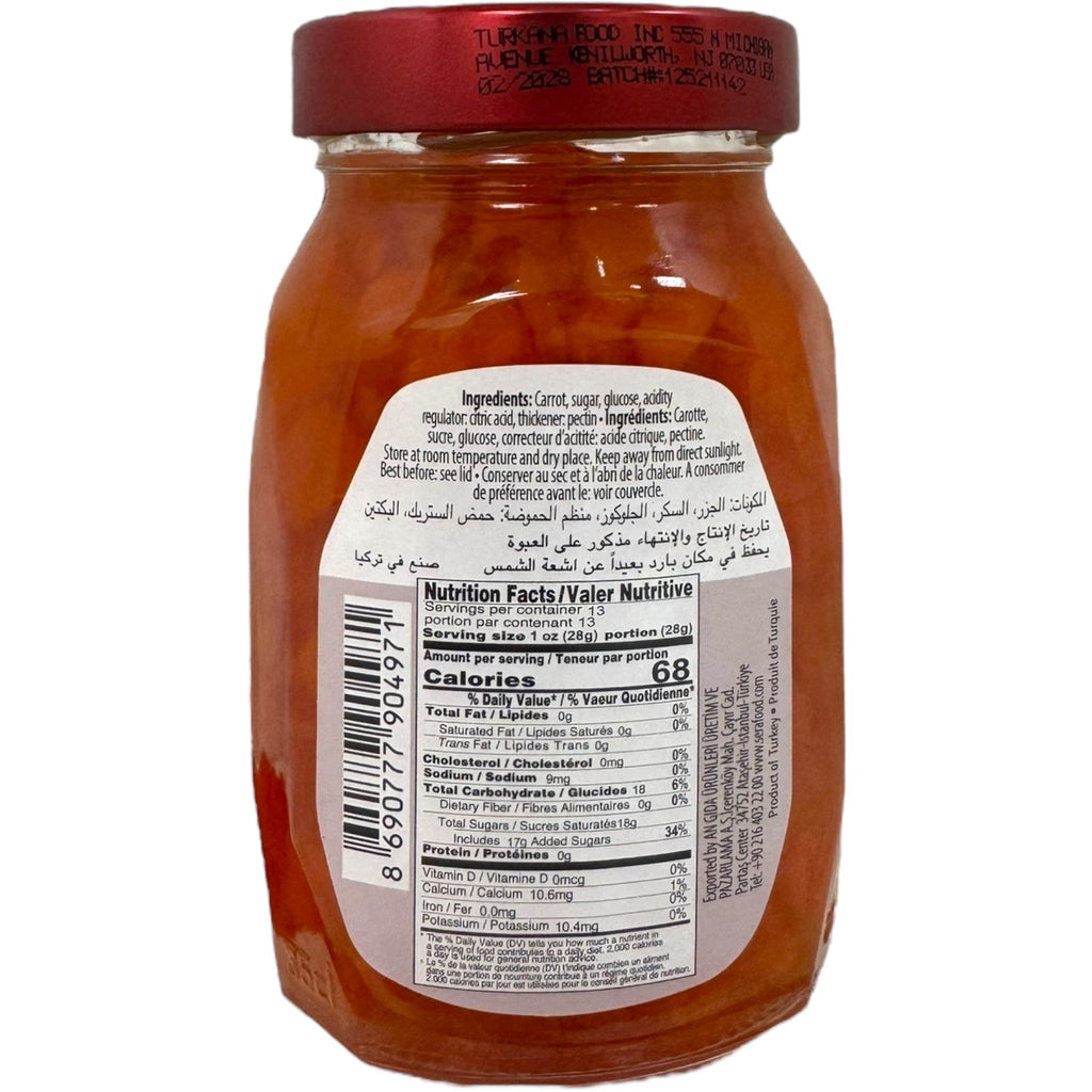 Sera Carrot Jam – Natural Fruit Preserve 370g