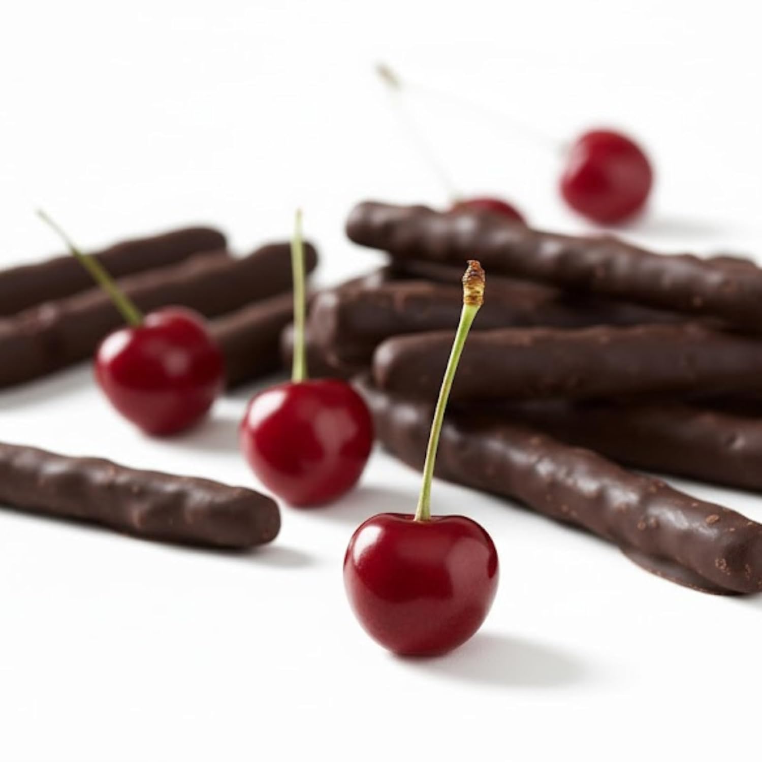Andy Anand 60% Dark Chocolate Cherry Peel, Vegan, Gluten-Free, 1 lb Gift Box (Approx. 105 Hand-Dipped Pieces) – Premium Italian Gourmet Treat