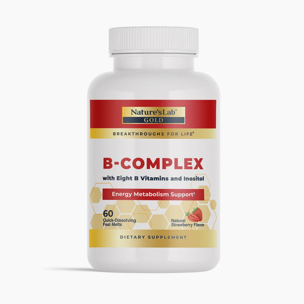 Nature's Lab Gold B-Complex - 60 Fast Melts