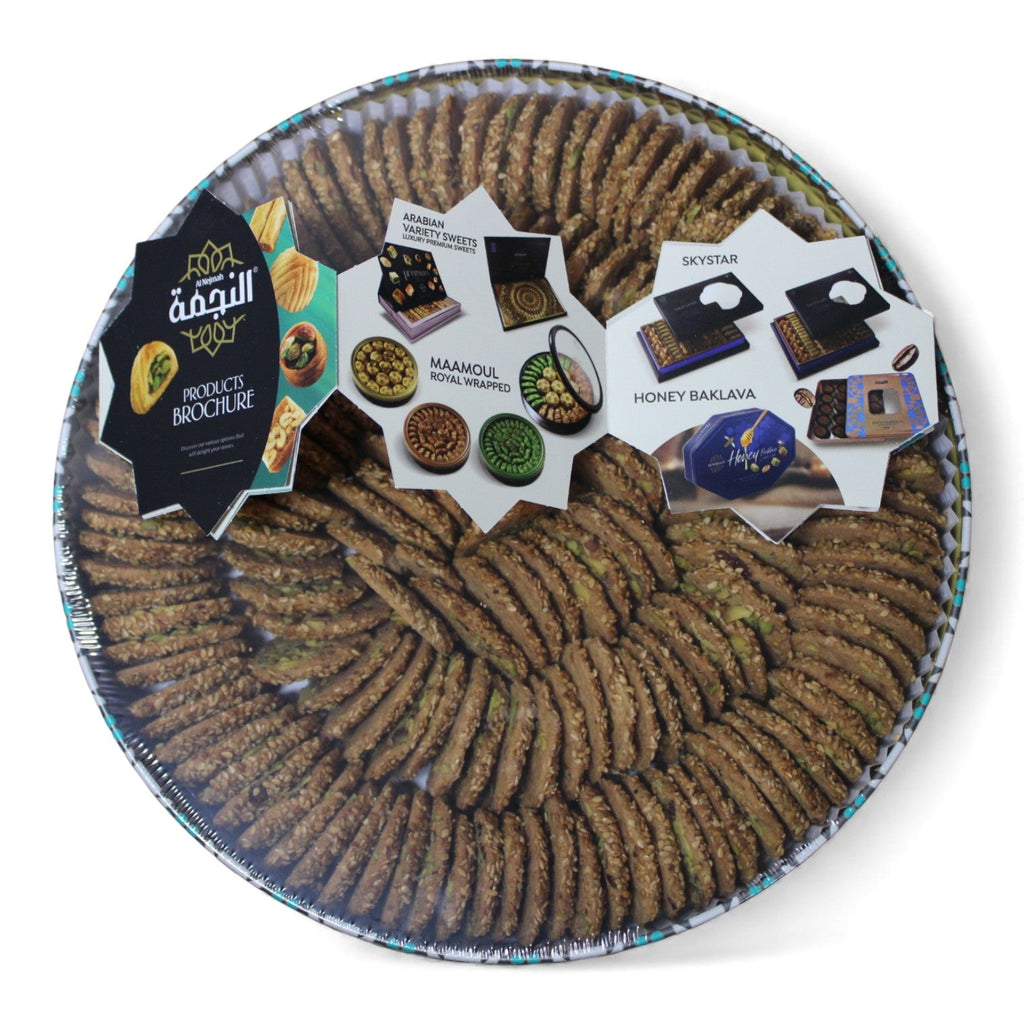 Al Nejmah Sweets – Barazek Crispy Pistachio Sesame Cookies