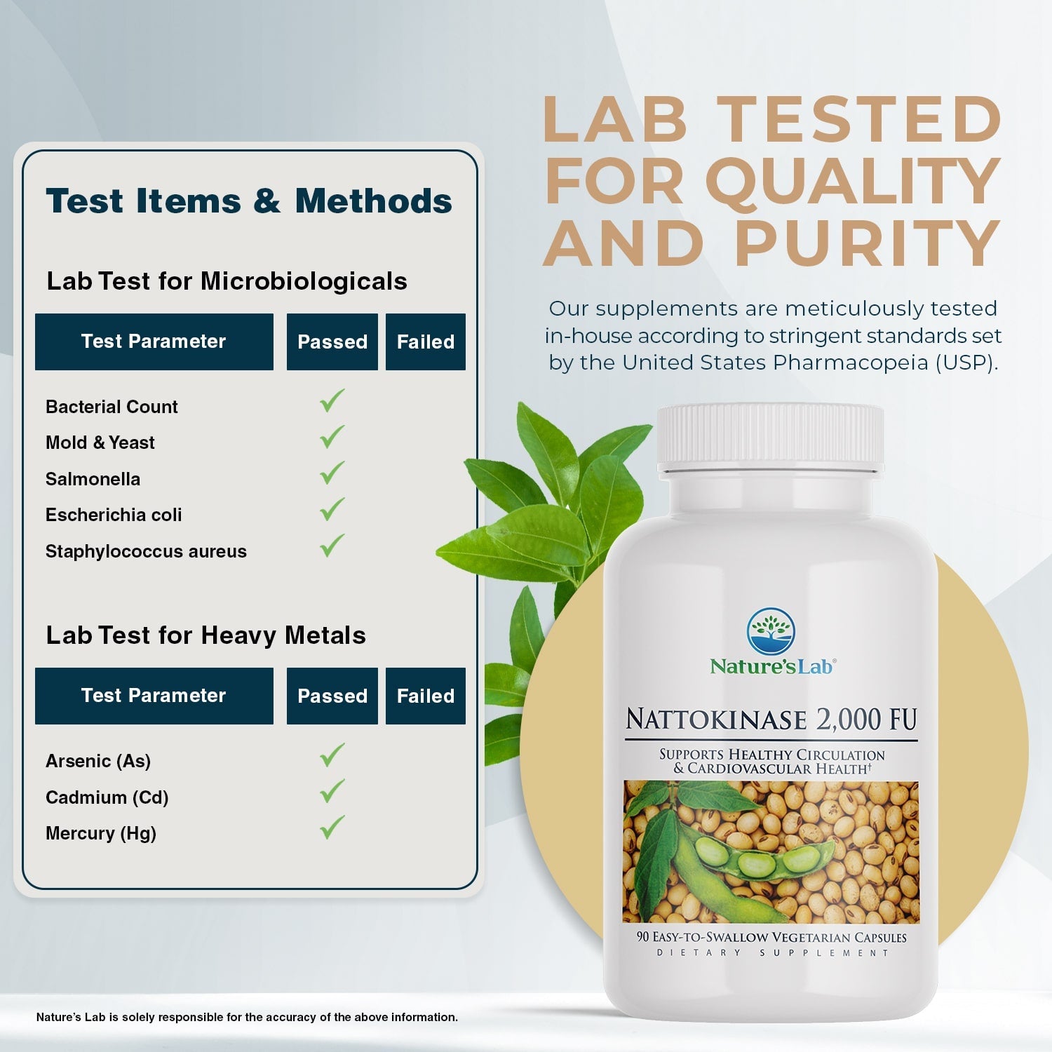 Nature's Lab Nattokinase 2,000 FUs - 90 Capsules