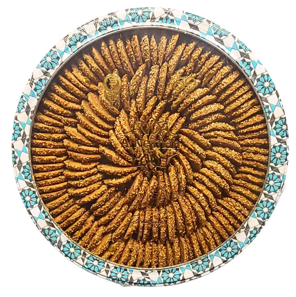 Al Nejmah Sweets – Barazek Crispy Pistachio Sesame Cookies